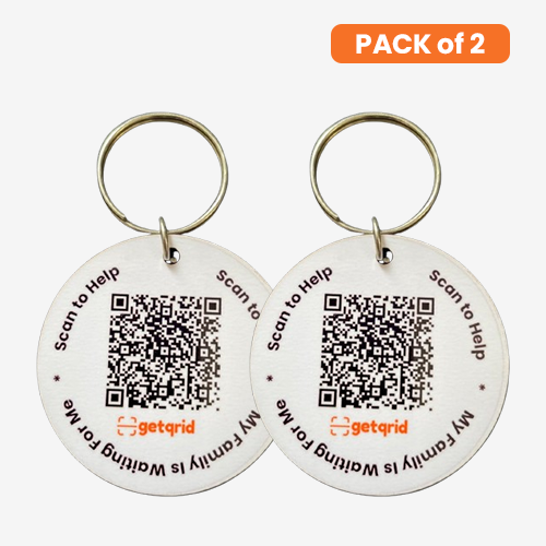 Pet Smart QR Tag (Pack of 2)